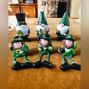 Leprechaun decor set of 6
